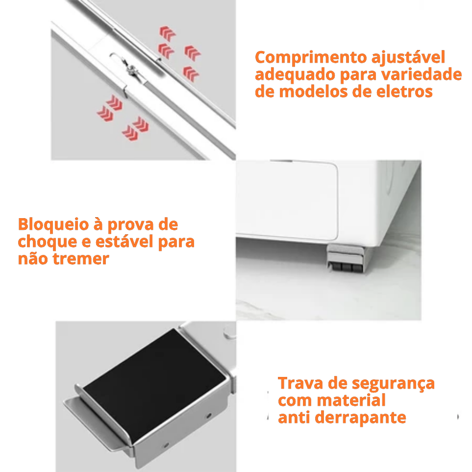 Suporte para moveis - ErgoMove - Mova Geladeira Fogão Freezer Máquina Sem Esforço ou Perigo
