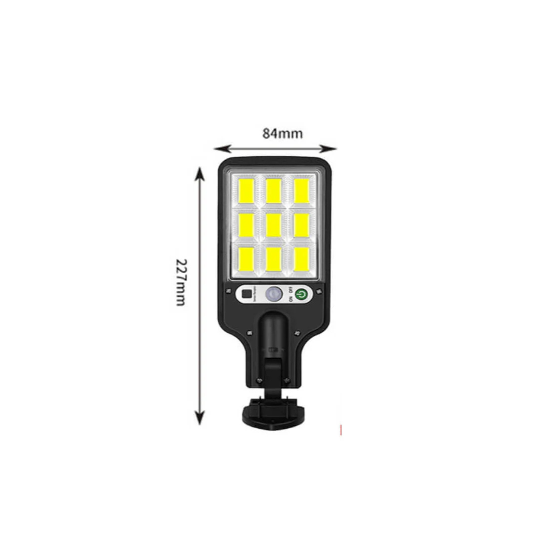 KIT Refletor Solar Led Controle Buchas de Fixação + Frete Grátis