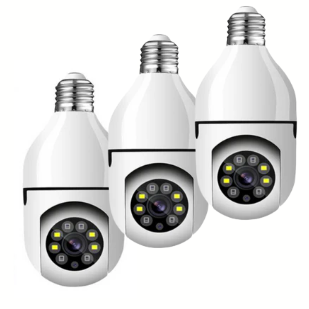 Câmera Spy 360º Segurança Full HD Inteligente Com Conexão WI-FI