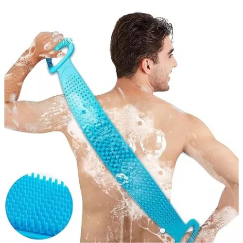 Kit com 4 Escovas de Banho em Silicone Limpeza Esfoliação e Relaxamento