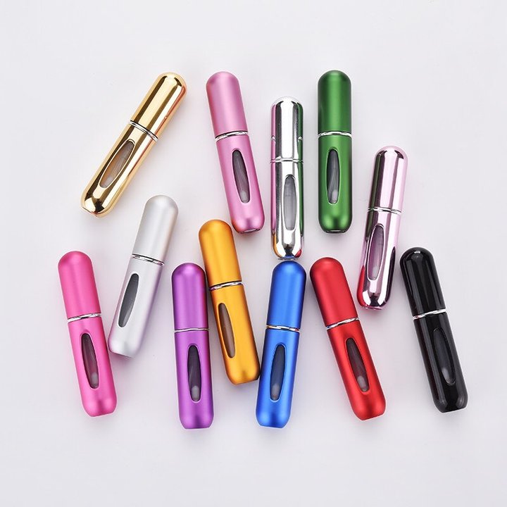 Kit Porta Perfume Spray Recarregável - Compre 3 Leve 5 - Frete Grátis
