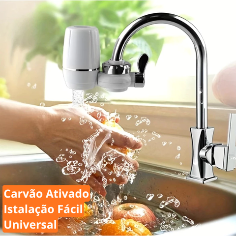 Torneira Filtro Purificador De Água Carvão Ativo PURELIFE - A garantia de água fresca e saudável para toda a sua família!