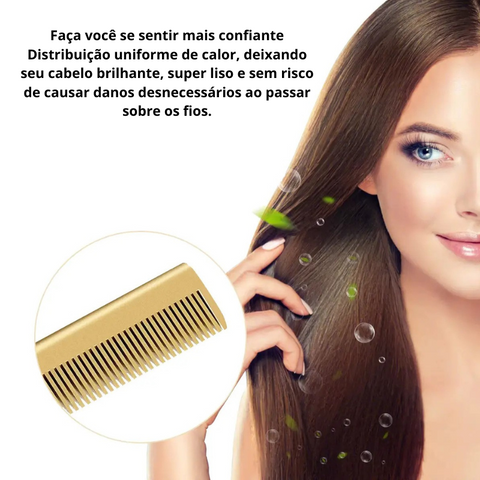 Pente Alisador Elétrico de Titânio - Belle Argus