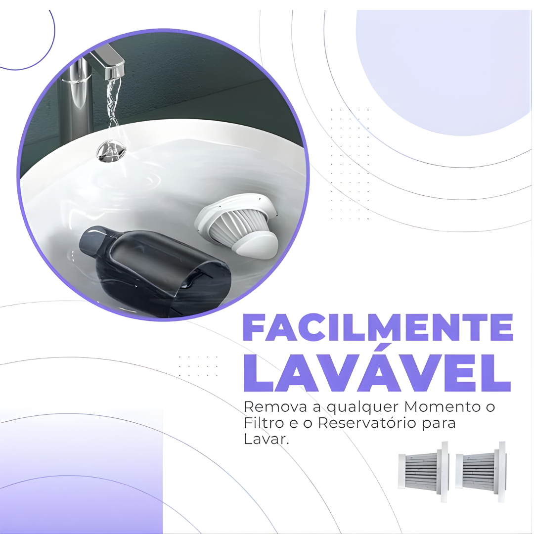 Aspirador e Soprador de Pó Portátil 2 em 1 VACOPRO - Casa Carro Sofá Computador