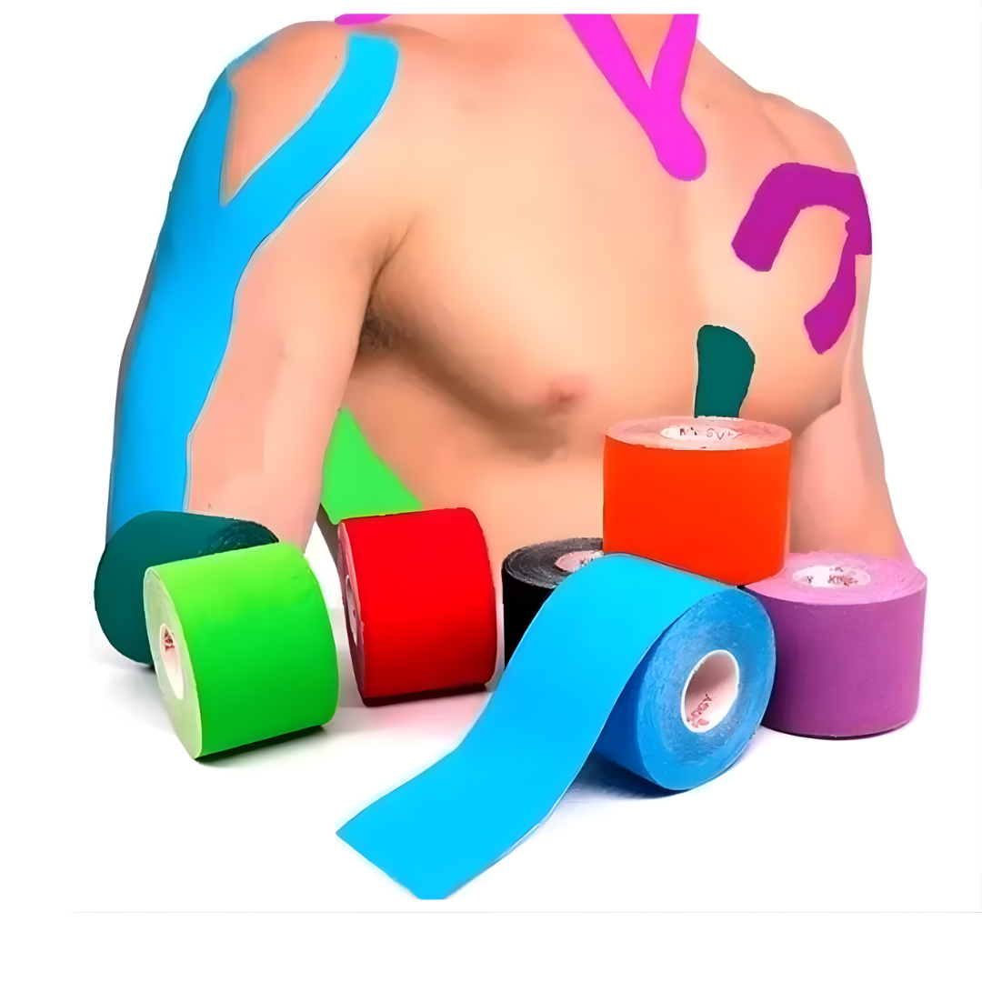 ARGUSTAPE Fita Bandagem Elástica Ortopédica 5Mx5cm- Alivia a Dor e Lesão Atleta ou Fisioterapia