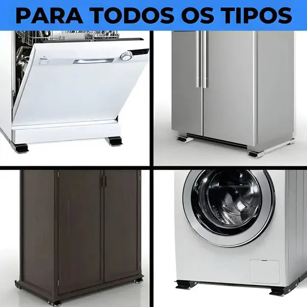 Suporte para Móveis - MovePro Ajustável Para Geladeira Fogão Freezer Máquina