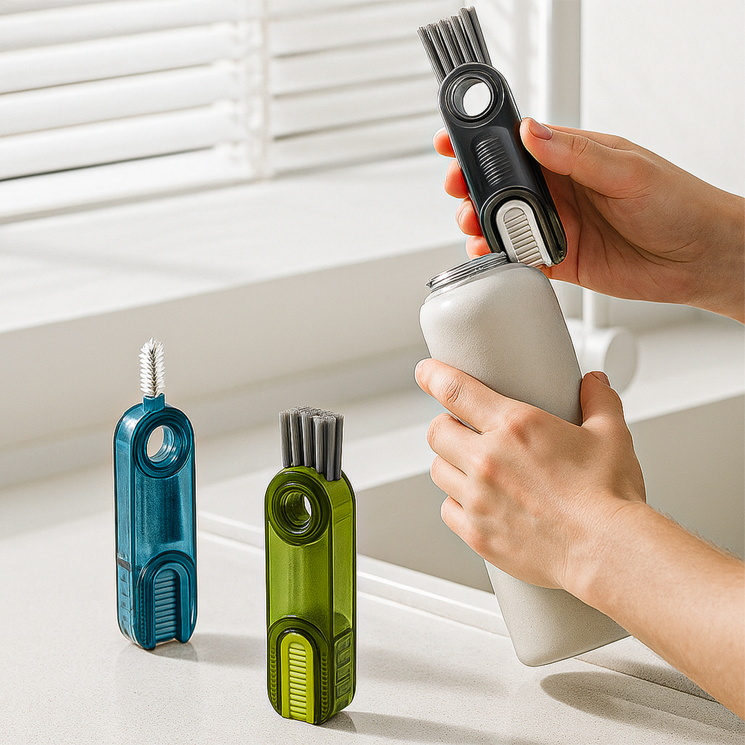 Escova TotalClean™ – Limpeza Profunda com 3 Funções em 1