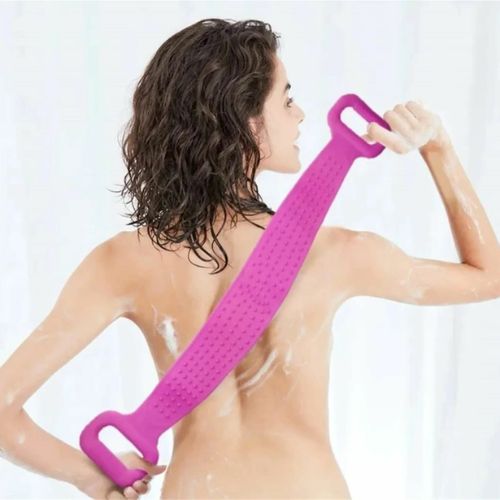 Kit com 4 Escovas de Banho em Silicone Limpeza Esfoliação e Relaxamento