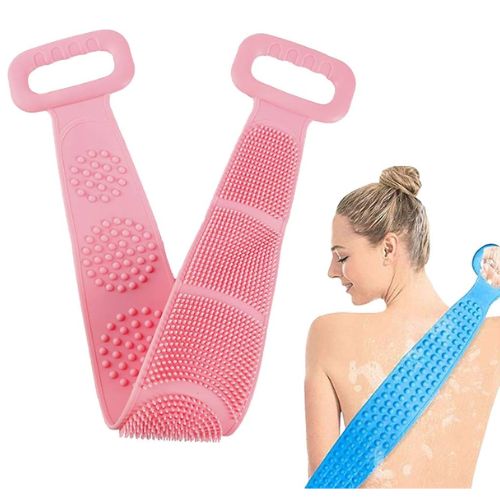 Kit com 4 Escovas de Banho em Silicone Limpeza Esfoliação e Relaxamento