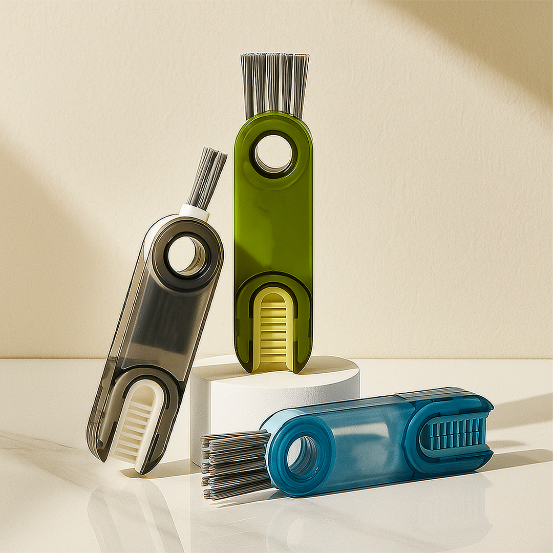 Escova TotalClean™ – Limpeza Profunda com 3 Funções em 1