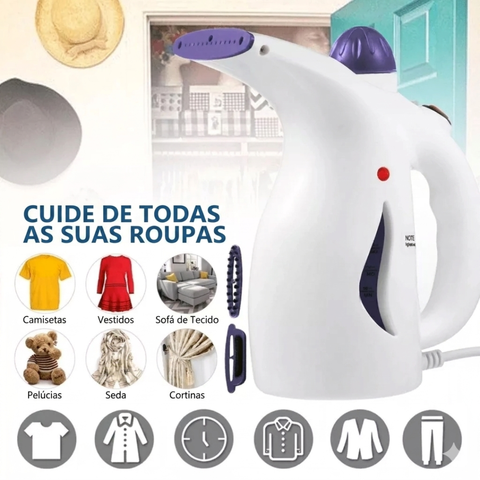 Passadeira Higienizador Roupa Vapor Portátil Alta Potência 800w 110v