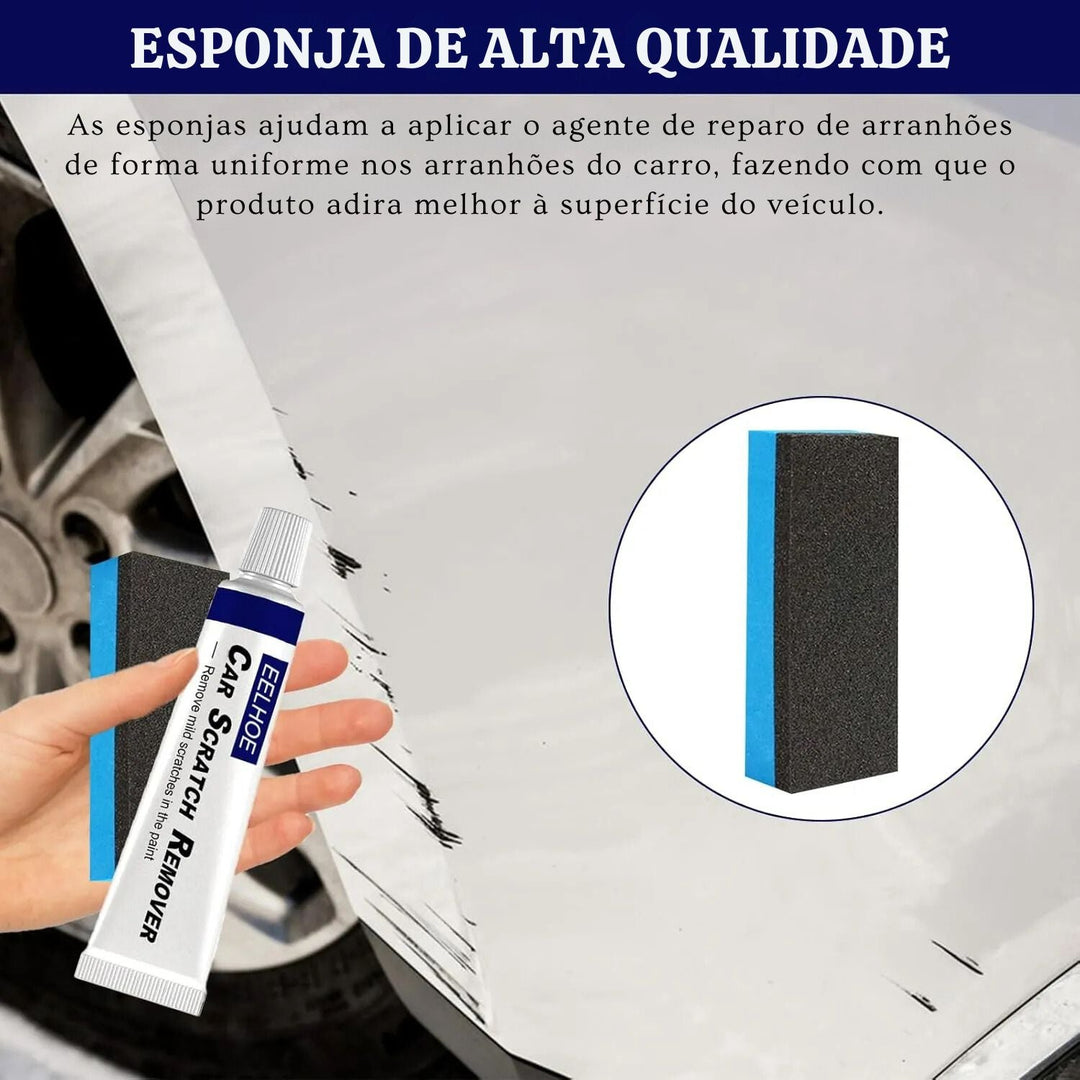 Cera Removedora de Riscos e Arranhões de Carros - Clean Car 80g