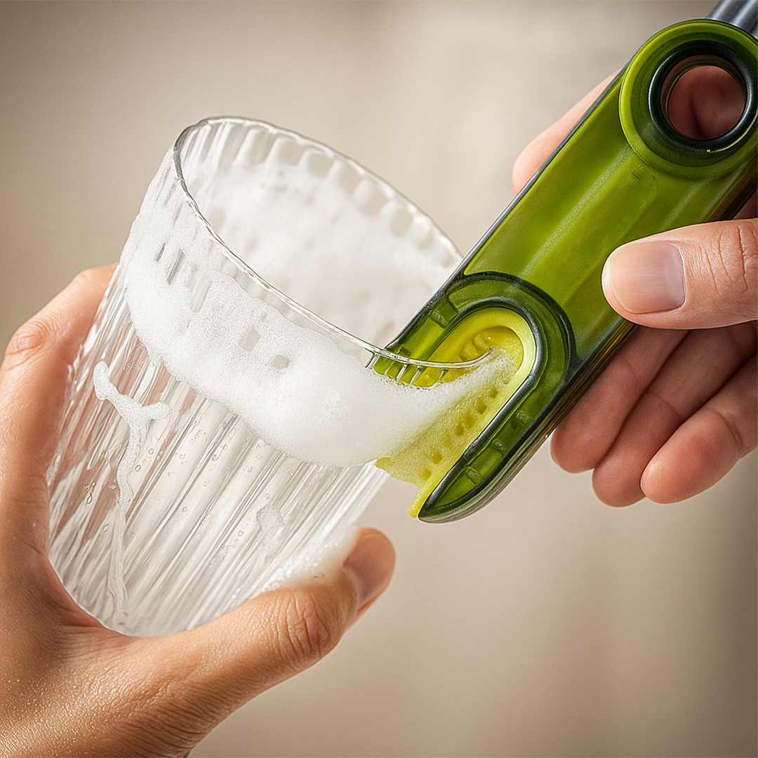 Escova TotalClean™ – Limpeza Profunda com 3 Funções em 1