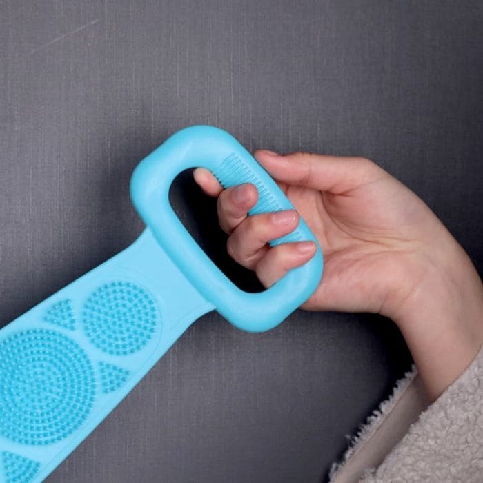 Kit com 4 Escovas de Banho em Silicone Limpeza Esfoliação e Relaxamento