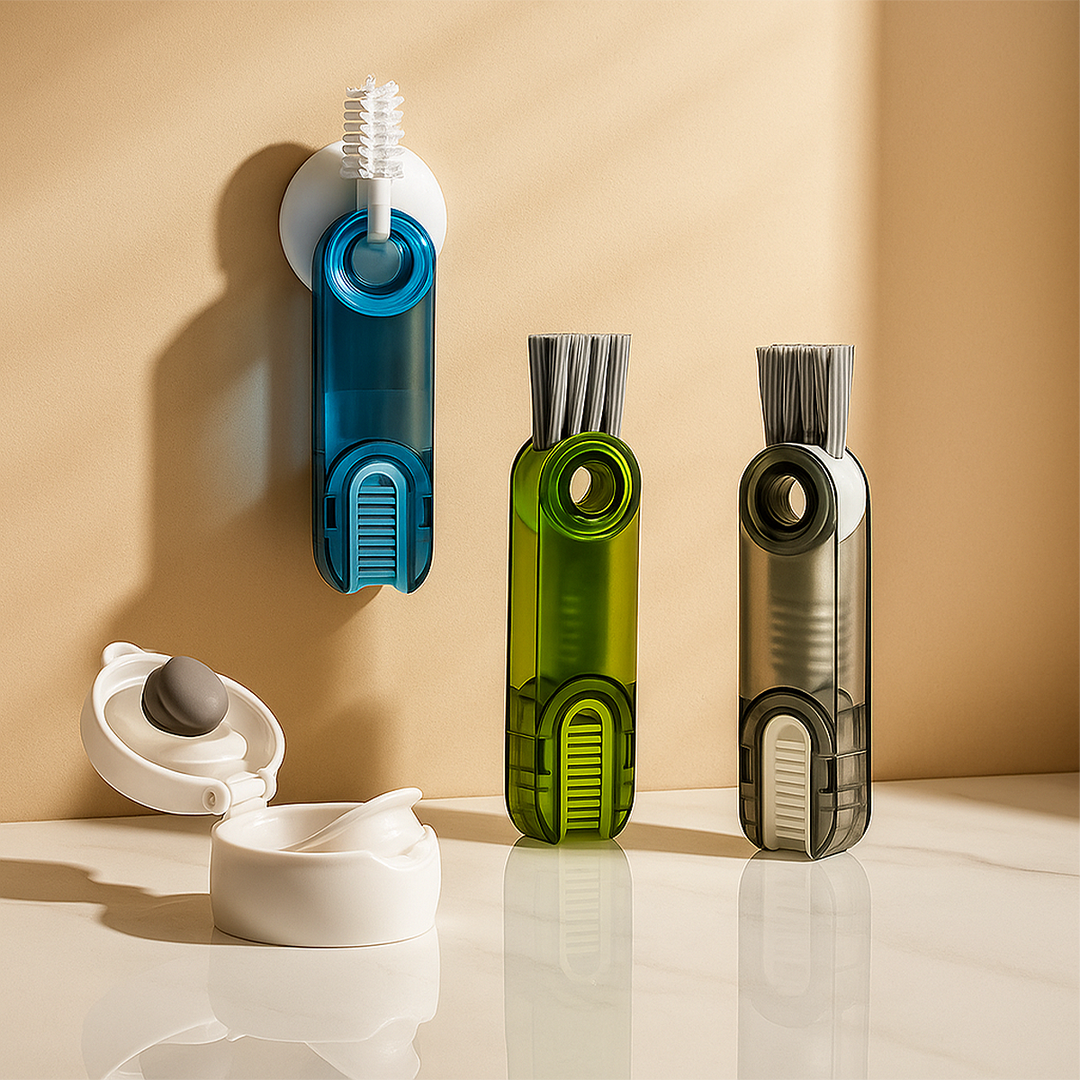 Escova TotalClean™ – Limpeza Profunda com 3 Funções em 1