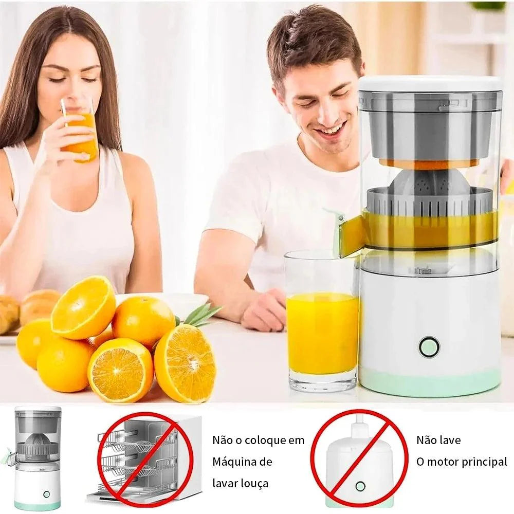 Espremedor de Frutas Portátil – Compacto, Sem Fio e Lâminas Duplas para Extração Eficiente