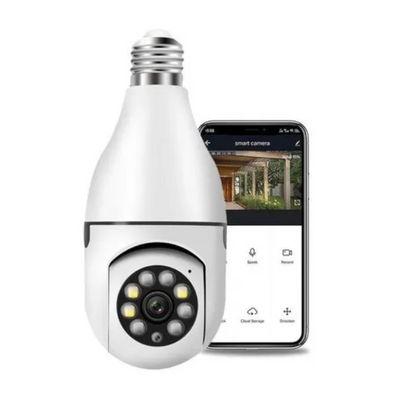 Câmera Spy 360º Segurança Full HD Inteligente Com Conexão WI-FI