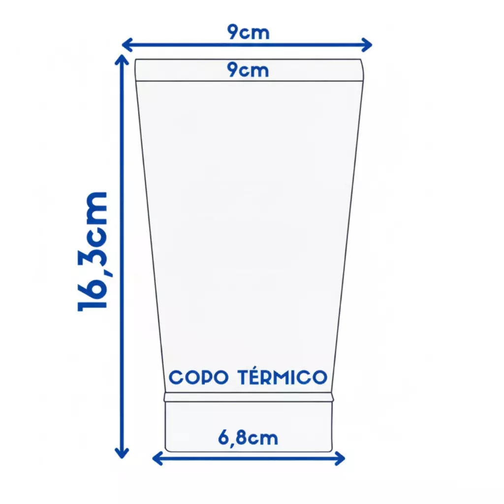 Copo Térmico PERSONALIZADO 473mL com Logo Copa do mundo COM TAMPA gravação a laser