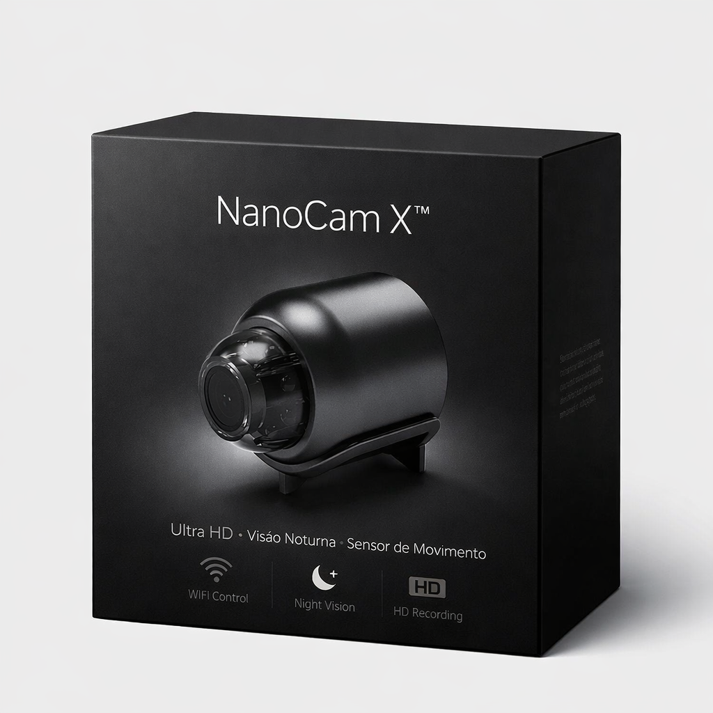 Mini Câmera NanoCam X - [ULTRA HD 4K]