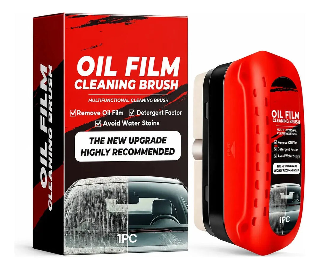 Kit Removedor de Oleosidade para Vidros Automotivo 120ml Escova + Solução Hidrofobica Anti-Chuva