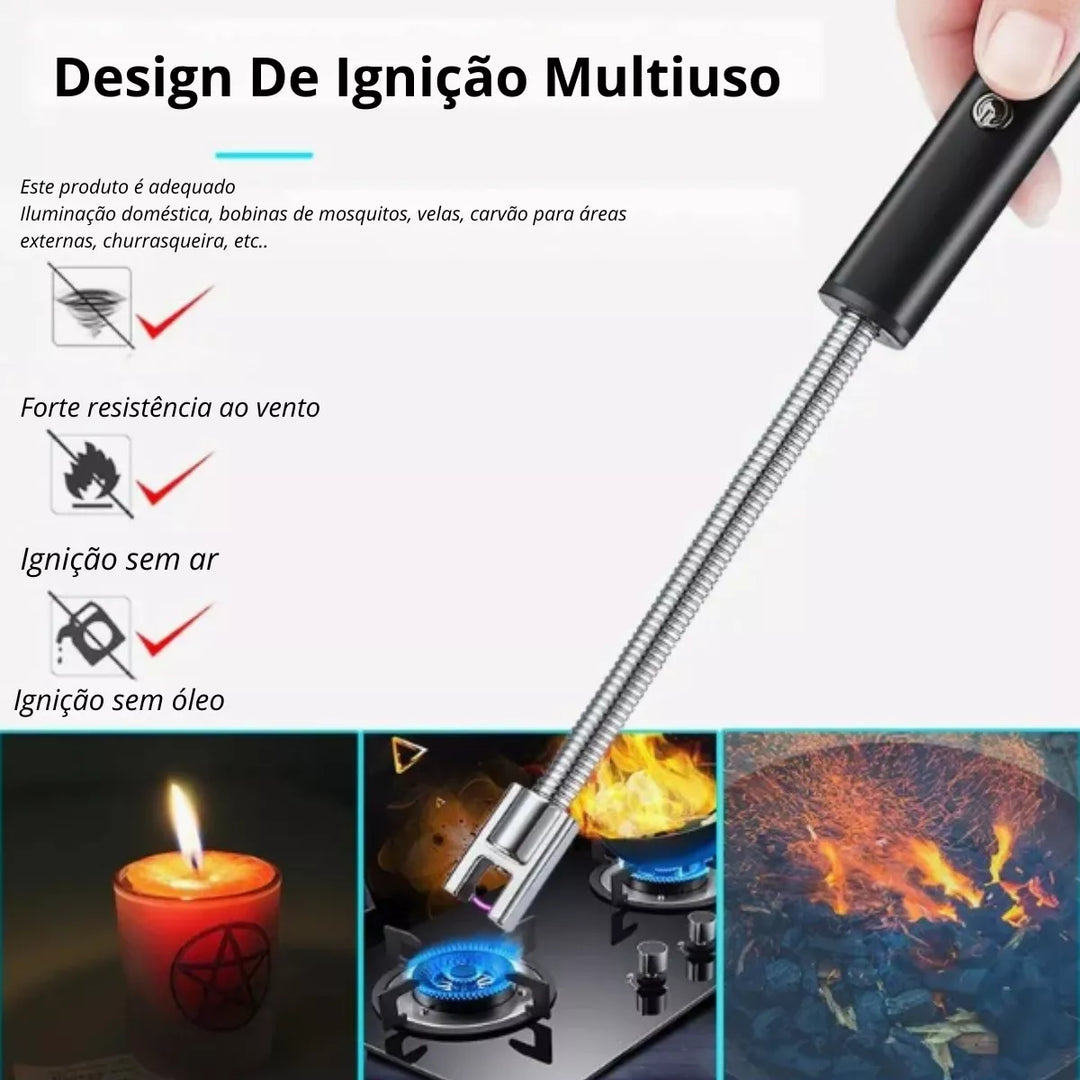 Acendedor Elétrico Definitivo - Recarregável