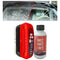 Kit Removedor de Oleosidade para Vidros Automotivo 120ml Escova + Solução Hidrofobica Anti-Chuva