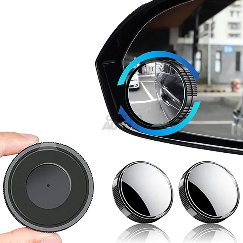 EasyVision™ 2.0 Espelho Convexo Auxiliar para Retrovisor Universal - 2 Pçs