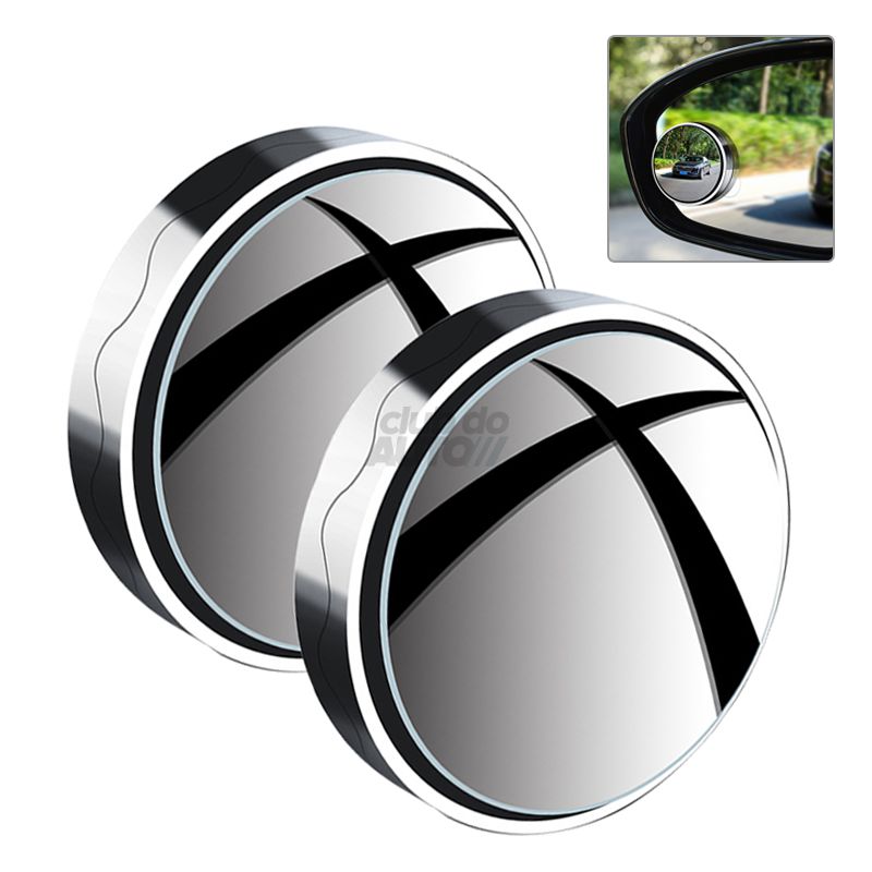 EasyVision™ 2.0 Espelho Convexo Auxiliar para Retrovisor Universal - 2 Pçs