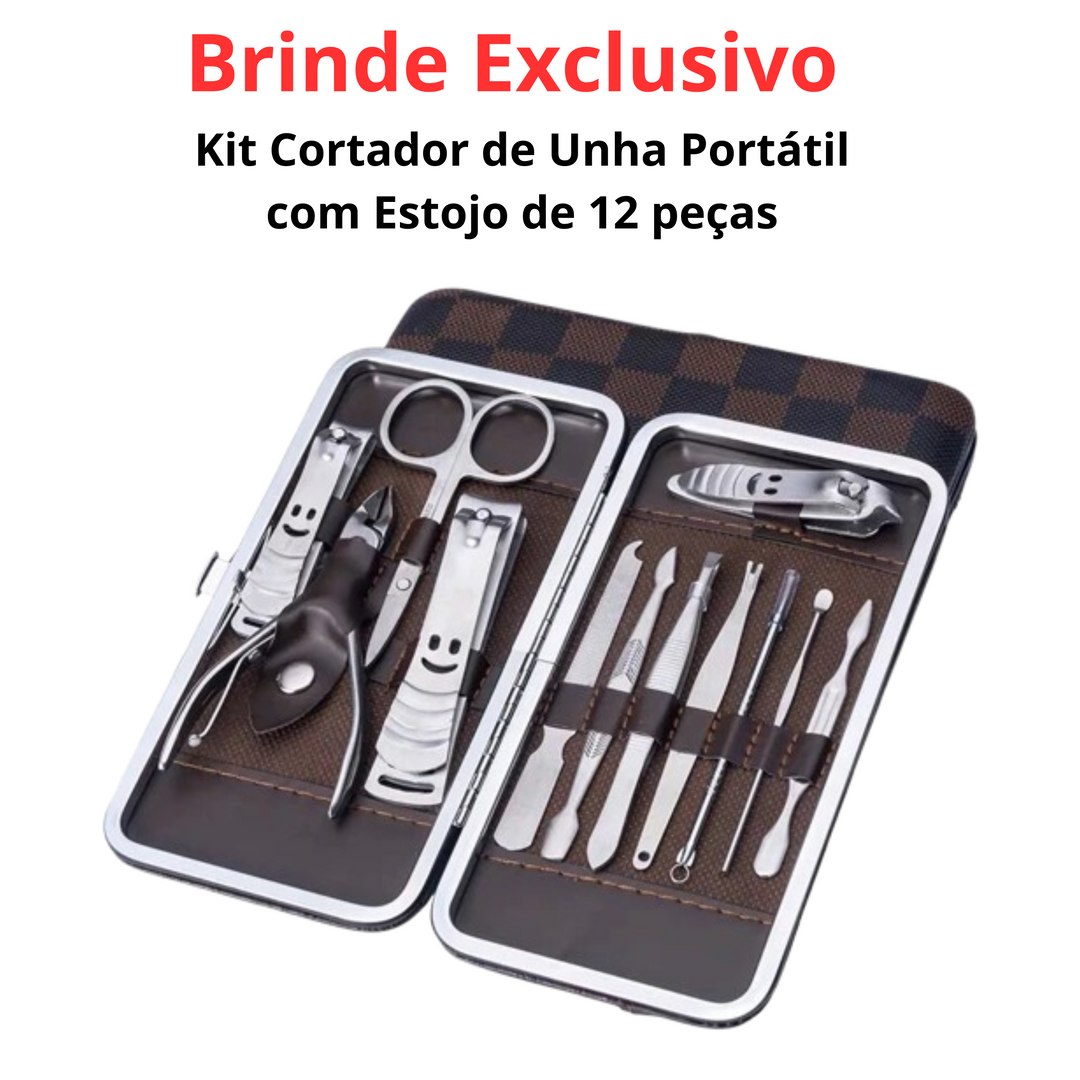 Máquina de Barbear 3 em 1: Barba, Nariz e Ouvido + BRINDE EXCLUSIVO