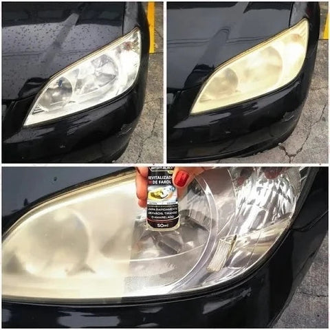 Kit Revitalizador de Farol Automotivo Mágico