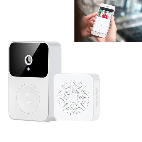 Campainha Wifi Eletrônica Sem Fio com Câmera