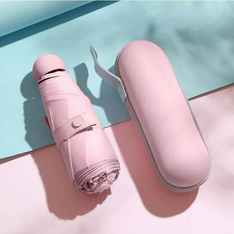 Guarda Chuva De Bolsa Impermeável Portátil À Prova De Uv