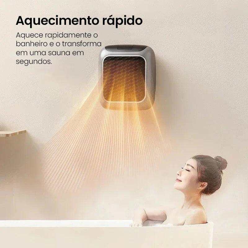 Aquecedor Portátil HeatBox com Controle Remoto Bivolt (50% OFF + FRETE GRÁTIS)