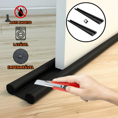 Kit Veda Portas Argus™ - Compre 1 Leve 2 - Duplo Ajustável Protege Contra Água Pó Bichos Vento