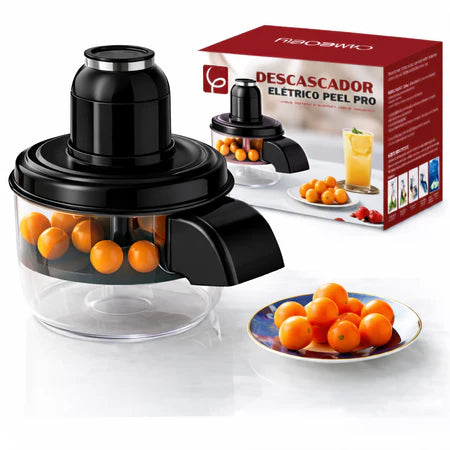 PELL PRO Descascador Elétrico — Uvas, Tomates e Alho prontos em segundos sem bagunça