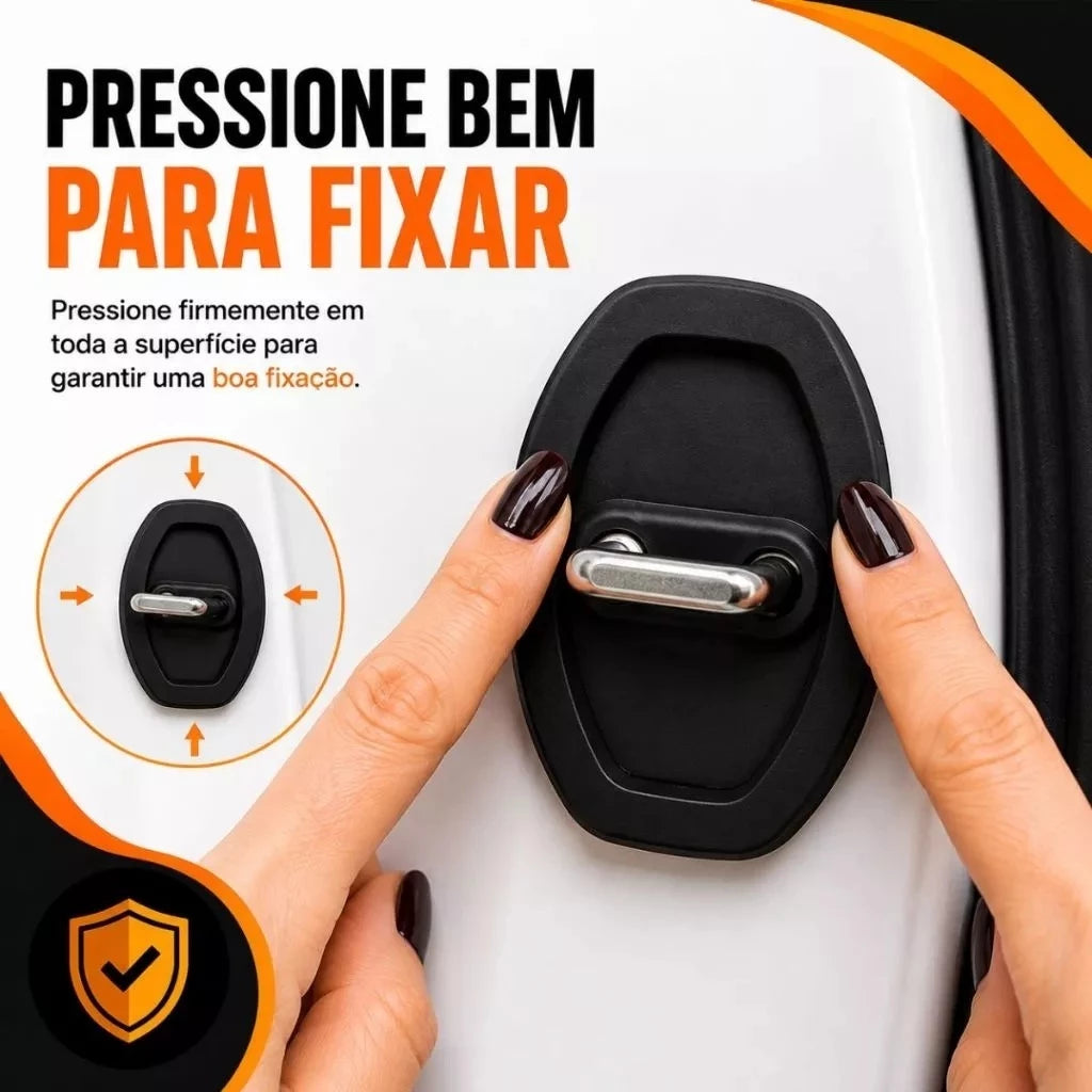 Kit 4 Amortecedor P/ Porta De Carro Anti-impacto Fechadura