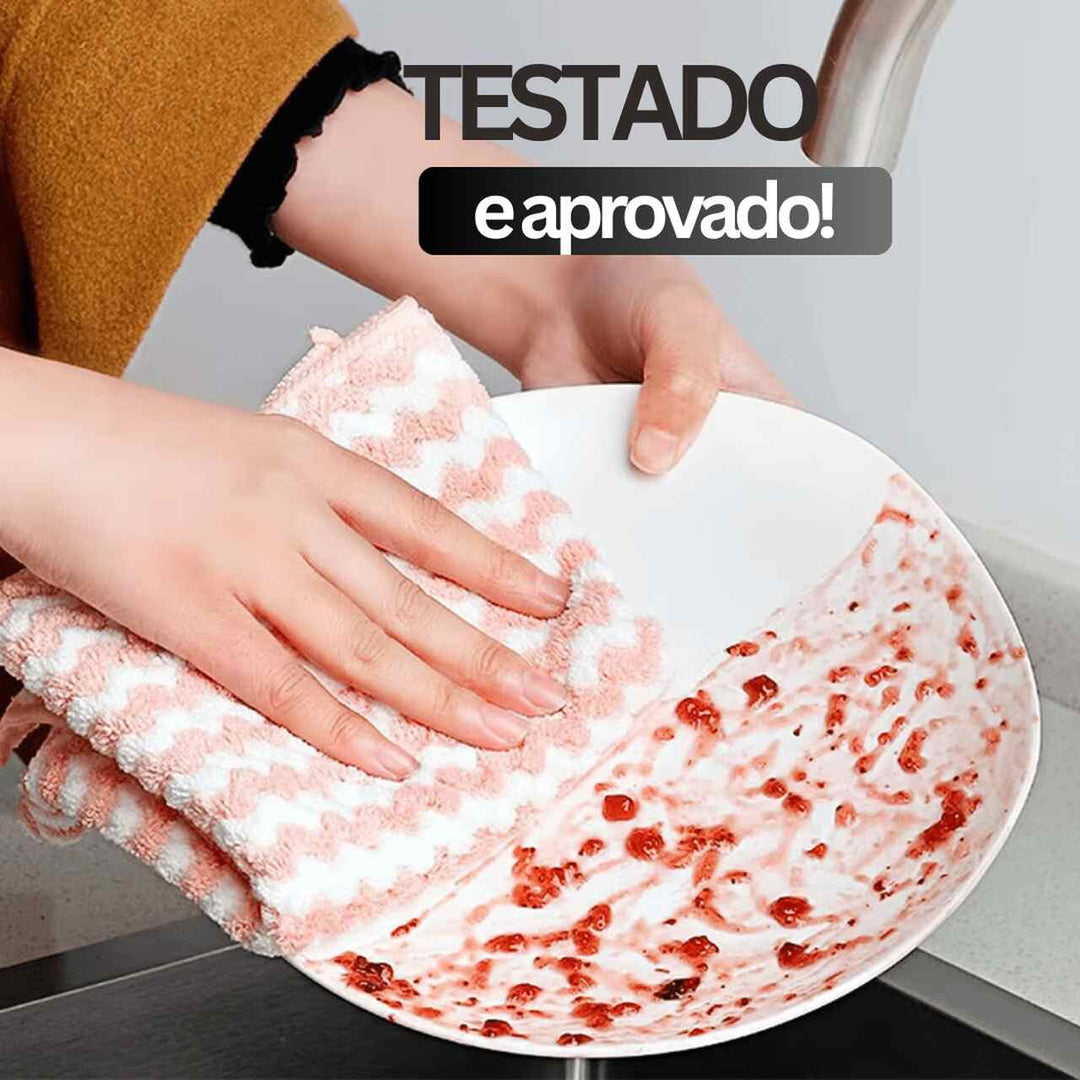 Panos Mágicos® - Limpeza Perfeita Premium Chef Atoalhado - Promoção Especial 🏆