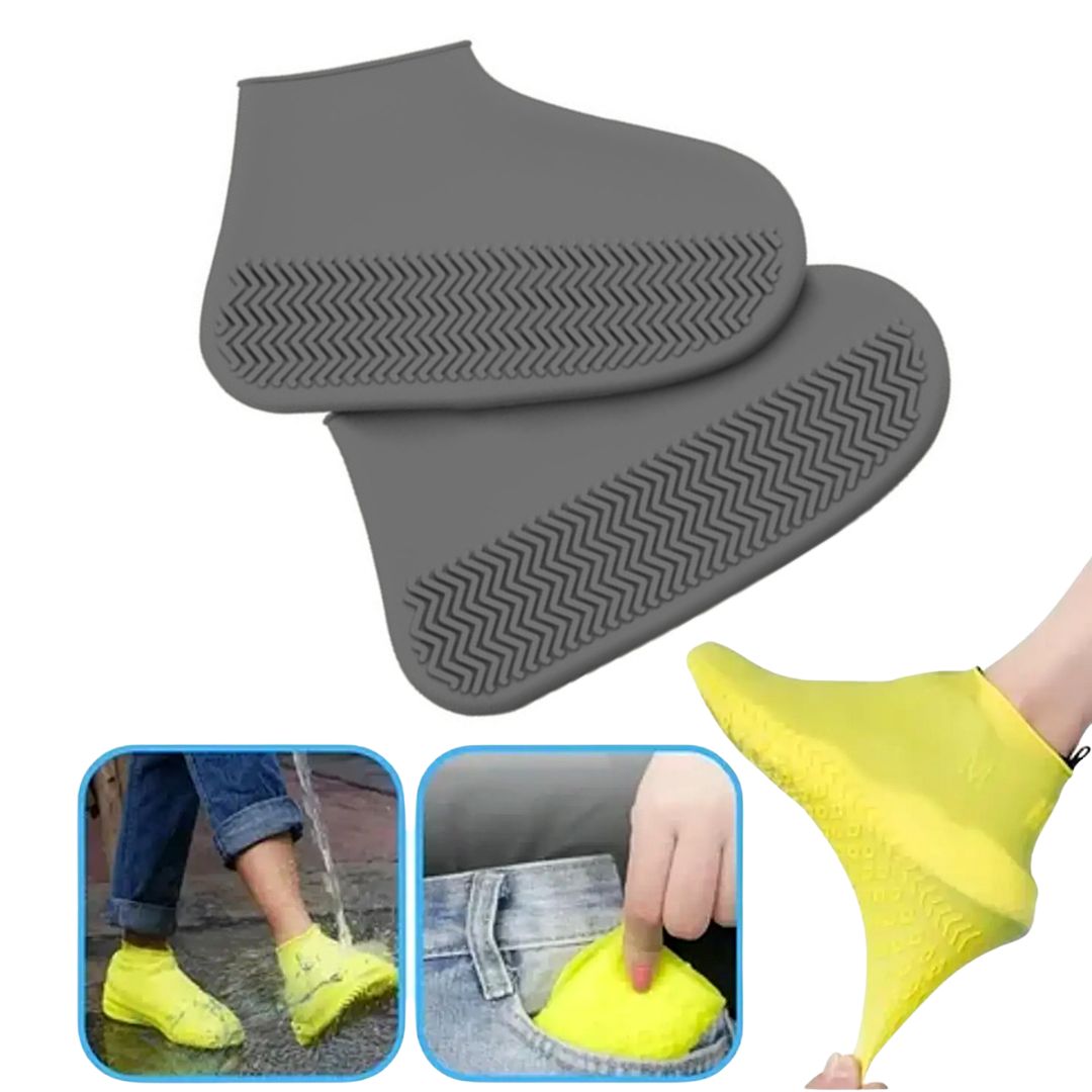 Capa de Calçados Impermeável De Silicone Protetor De Chuva Elástico COMPRE 1 LEVE 2 Pares