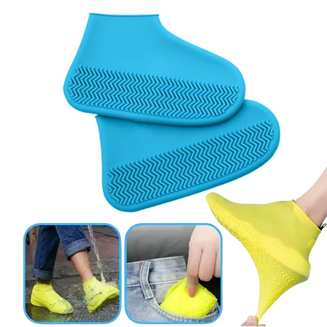 Capa de Calçados Impermeável De Silicone Protetor De Chuva Elástico COMPRE 1 LEVE 2 Pares