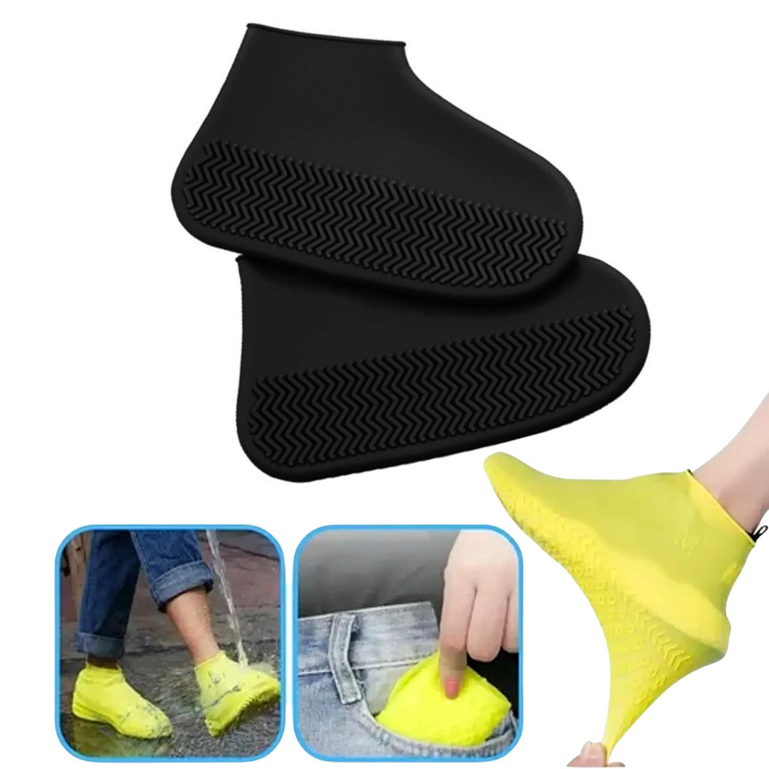 Capa de Calçados Impermeável De Silicone Protetor De Chuva Elástico COMPRE 1 LEVE 2 Pares