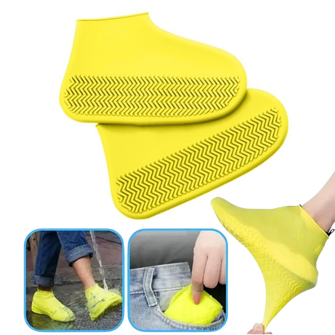 Capa de Calçados Impermeável De Silicone Protetor De Chuva Elástico COMPRE 1 LEVE 2 Pares