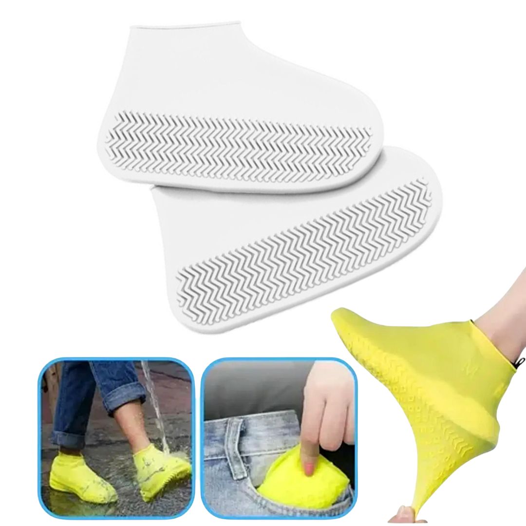 Capa de Calçados Impermeável De Silicone Protetor De Chuva Elástico COMPRE 1 LEVE 2 Pares