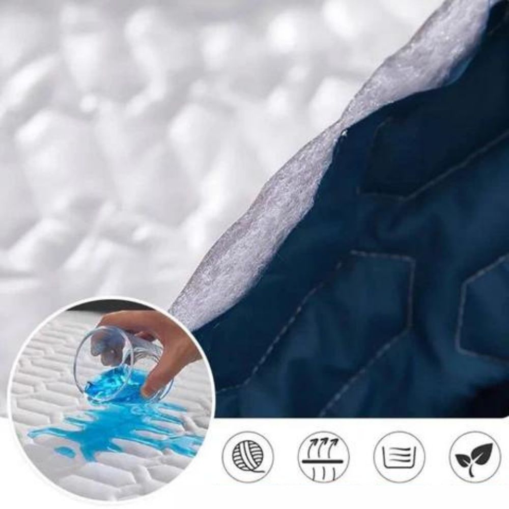 Capa Luxo Protetora para Colchão 100% Impermeável com Elástico - ComfortGuard