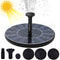 Chafariz Flutuante Fonte De Água Para Pássaros [Energia Solar]