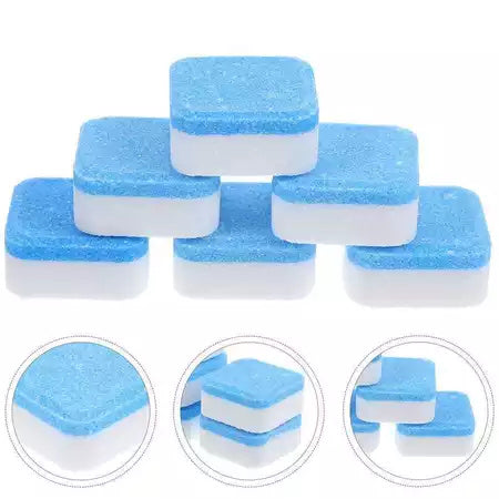 Pastilhas para Limpeza Máquinas de Lavar Roupas Efervescentes