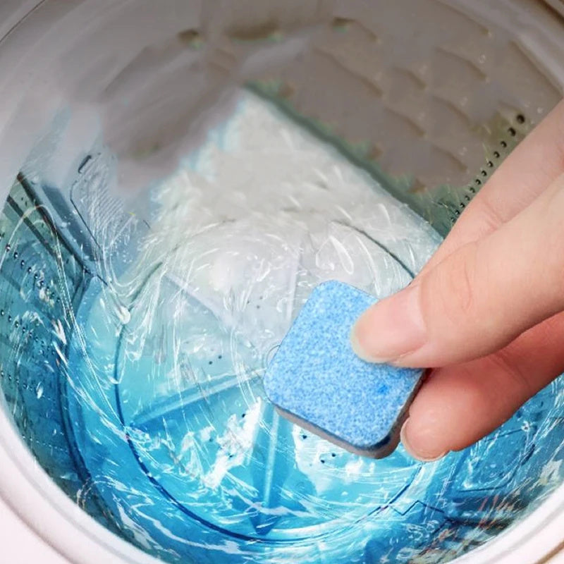 Pastilhas para Limpeza Máquinas de Lavar Roupas Efervescentes