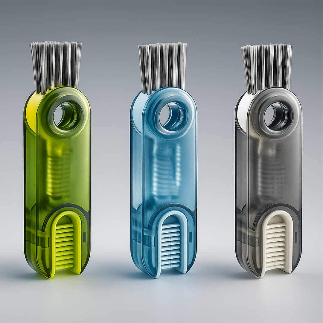 Escova TotalClean™ – Limpeza Profunda com 3 Funções em 1