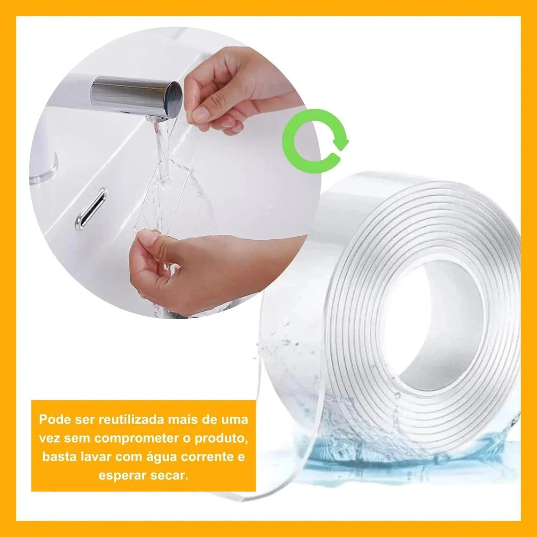 Fita Dupla Face 3M - Adesivos Transparentes Resistentes