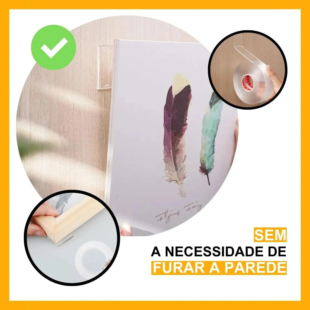 Fita Dupla Face 3M - Adesivos Transparentes Resistentes