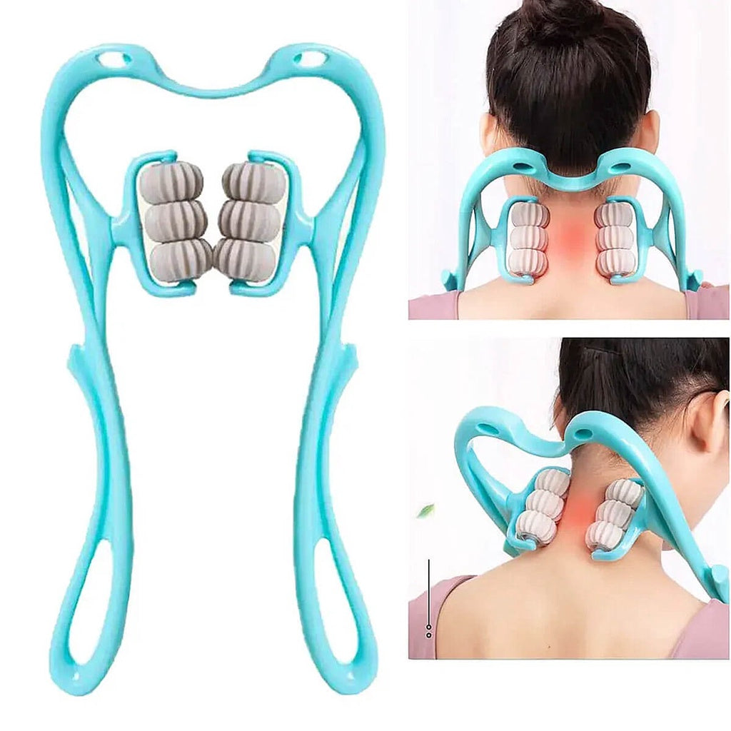 Massageador Manual Profissional com Ponto de Pressão Triplo Para Relaxamento Profundo
